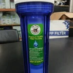 10 inch Clear filter Housing with pp filter for single iron removal house application-1/2" in-out.