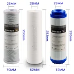 3 in One (PP filter + net Carbon + Box carbon) for RO Machine Cartridge - Image 2