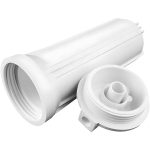 10 (inch) white single filter housing, in-out: 1/2" - Image 3