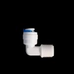 RO Fittings Elbow Male Adapter ( 1/4"OD Quick Connect X 1/4"BSPT ) - for Water Filters-2 Pcs - Image 3