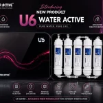 Water Active Hollow Tech U6 (5Stage) Direct Flow Water Filter (Red)