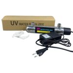 12 Watt UV Steriliser Set | Stainless Steel Mirror | Germicidal UV Light | High Efficiency Water Disinfection | Suitable for Osmosis Drinking Water Tap and Water Filter Aquarium - Image 3