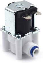 Electric Plastic Solenoid Valve 1/4" Hose Pipe Quick Connection RO Water Reverse Osmosis System