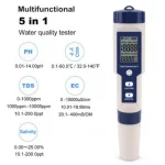 5 in 1 TDS, EC, pH, Salinity, Temperature Meter for Water Quality Testing No Ratings - Image 7