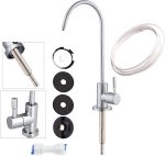 Heavy Ro Faucet tap for Undersink for All Ro Water purifiers, Stainless Steel Kitchen Sink Faucet Tap with Chrome Finish for RO Drinking Water Filter american style - Image 3