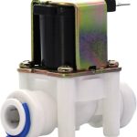 24volt. 3/8" or 10mm Inlet Feed Water Solenoid Valve Quick Connect for RO Reverse Osmosis