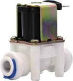 24volt. 3/8" or 10mm Inlet Feed Water Solenoid Valve Quick Connect for RO Reverse Osmosis