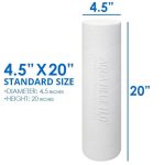 Top Klean Jumbo Spun Filter Cartridge for Commercial Water Purifier 20 Inch X 4.5 Inch Dia - Image 6
