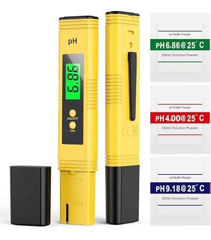 71aDdOlKTTL._AC_UL495_SR435,495_ Digital PH Meter with 0-14 PH Measurement Range LCD Display Digital Water PH Tester Meter with ATC for Household Drinking Water Hydroponics - Image 1