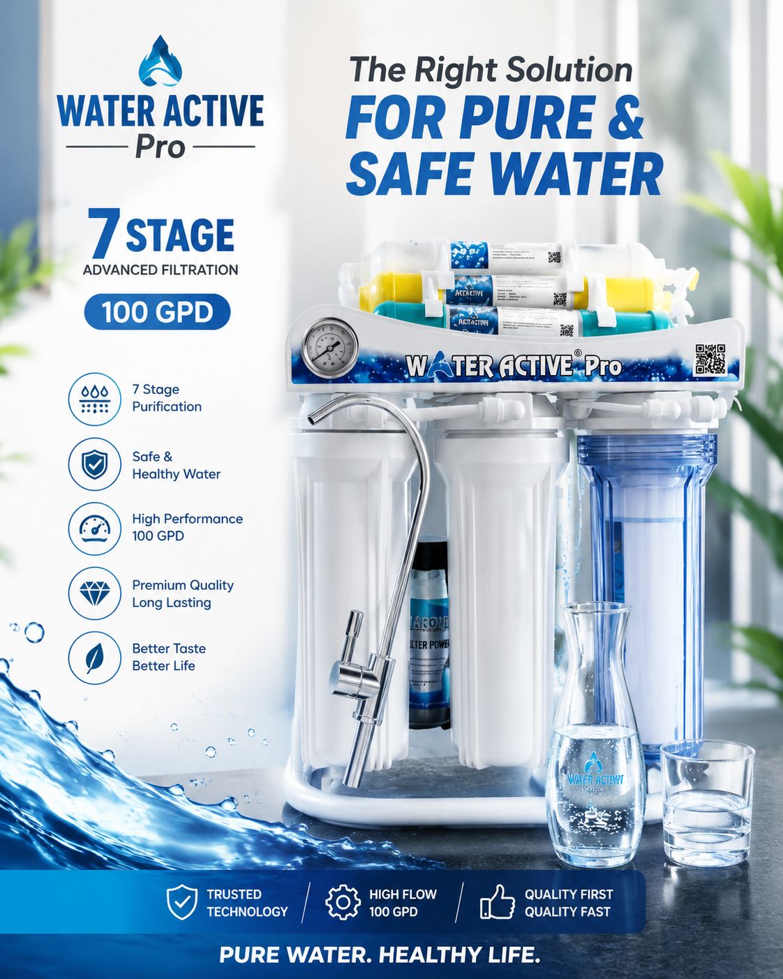 WhatsApp Image 2026-09-10 at 5.59.56 PM (1) 7 Stage RO Water Purifier (RO+ Test & Odor+ Mineral + Alkaline)-Brand: Water Active Pro|15 LPH - Image 1