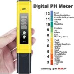 Digital PH Meter with 0-14 PH Measurement Range LCD Display Digital Water PH Tester Meter with ATC for Household Drinking Water Hydroponics - Image 6