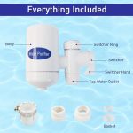 Ceramic White Faucet Mount Water Filter System Replacement Purifier Cartridge - Image 2