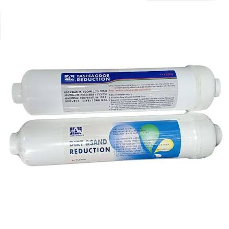 images (55) RO Water Purifier Filter Replacement Cartridge Set (Pre- Carbon Filter and Sediment Filter) - Image 1